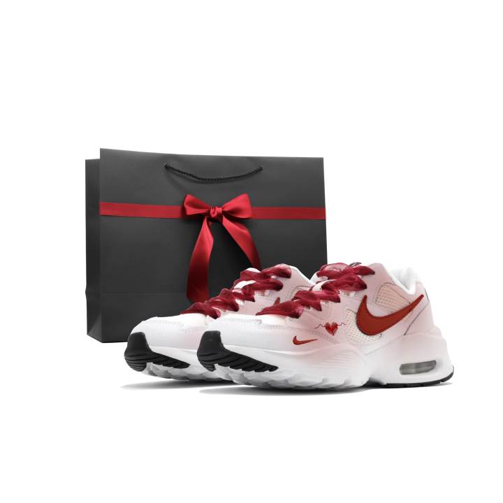 Nike Nike Air Max Fusion Cushioning Slip Resistant Low top Running Shoes Women's Red