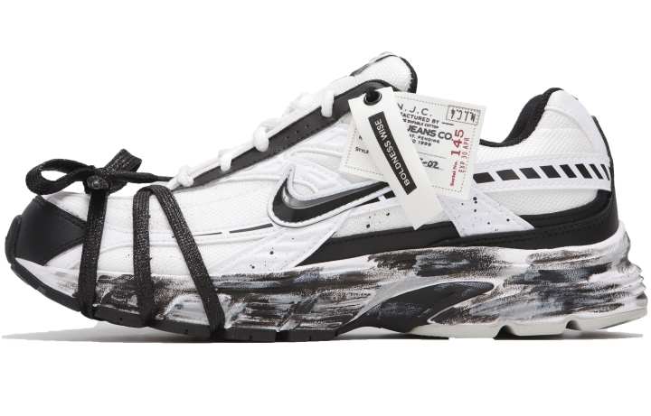 Nike Nike Initiator Cushioning Breathable Cushioning Breathable Low top Running Shoes Men's Black White