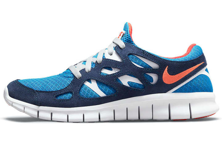 Nike Nike Free Run 2.0 Fabric Cushioning Slip Resistant Breathable Coverage Lightweight