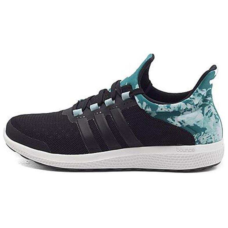 Adidas Adidas Bounce Cushioning, Wear Resistant Low top Running Shoes Women's Green Black