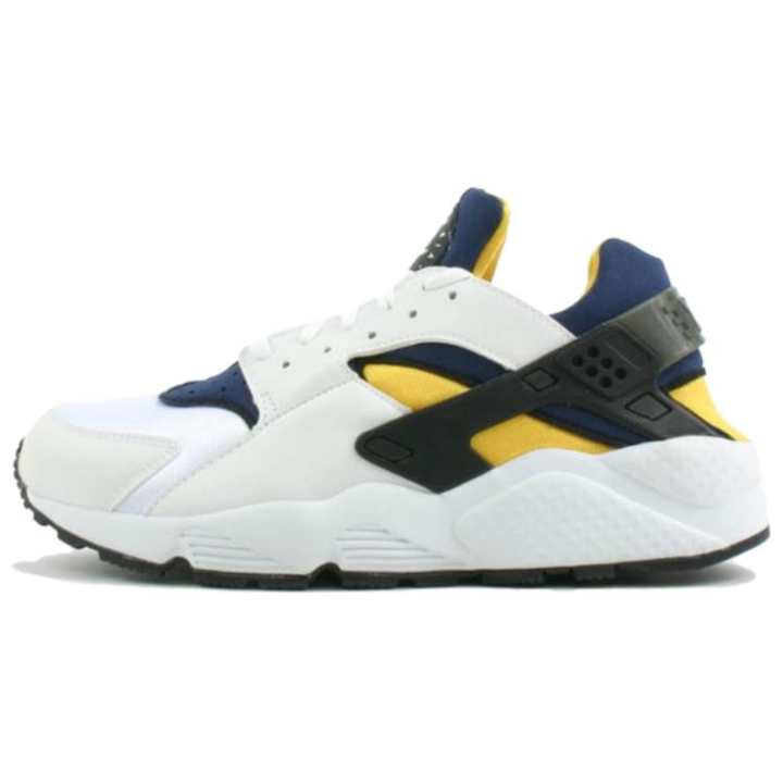 Nike Nike Air Huarache Slip Resistant Abrasion Resistant Low top Casual Running Shoes Men's White