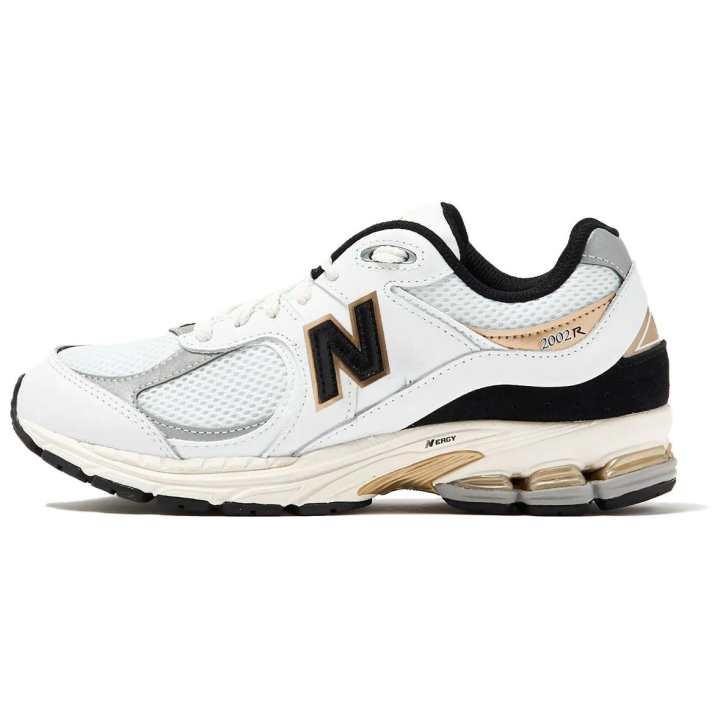 New Balance 2002R New Balance 'White Black Gold Metallic'