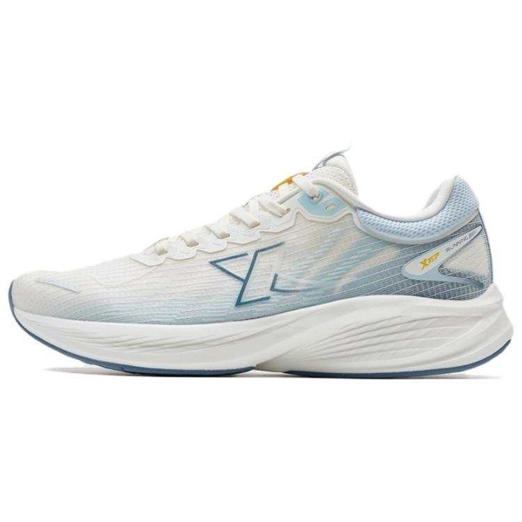 XTEP Cushioning Rebound Low top Running Shoes Men's White Blue