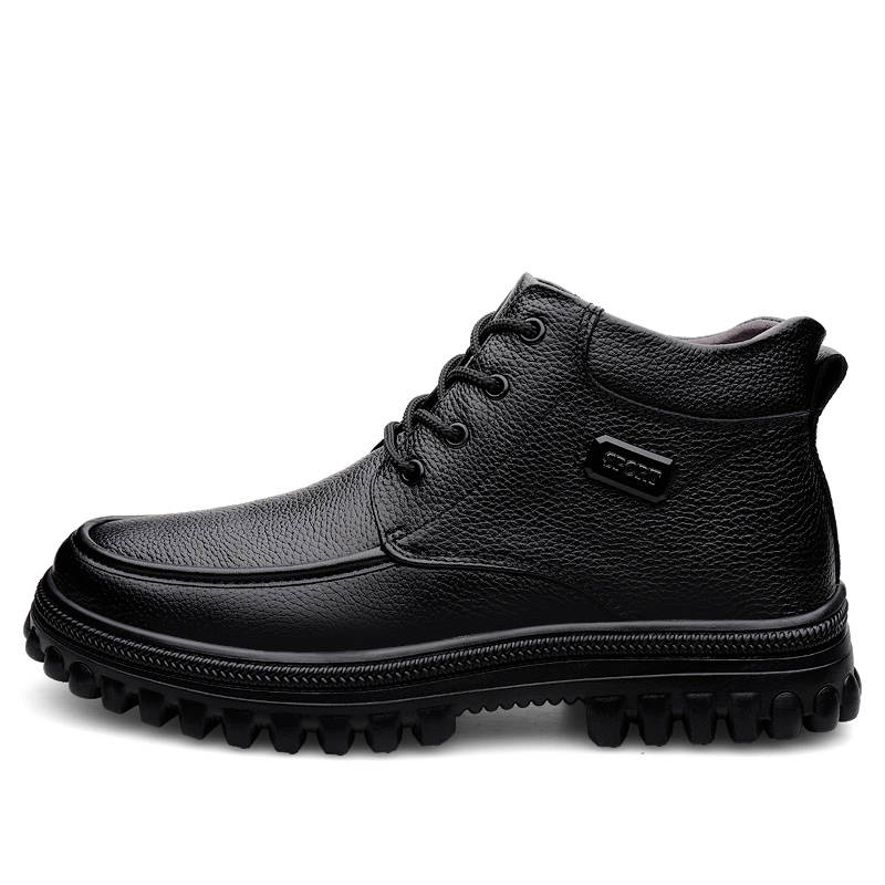 Swinsger Top Grain Cow Leather Men's Casual Shoes Men's Black