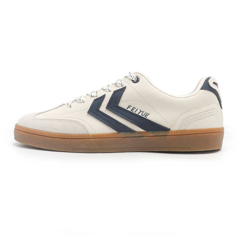 FEIYUE German Army Trainers Wear-resistant And Lightweight Low-top Skateboard Shoes Unisex Beige Gray Dark Blue
