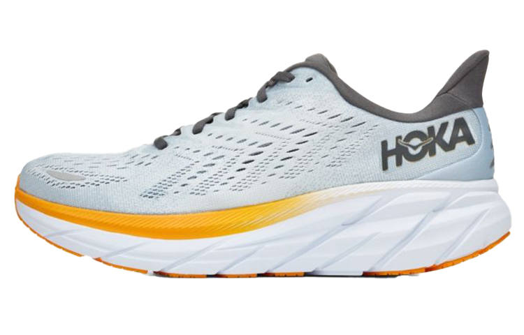 HOKA ONE ONE Clifton 8 Blue Fog Orange