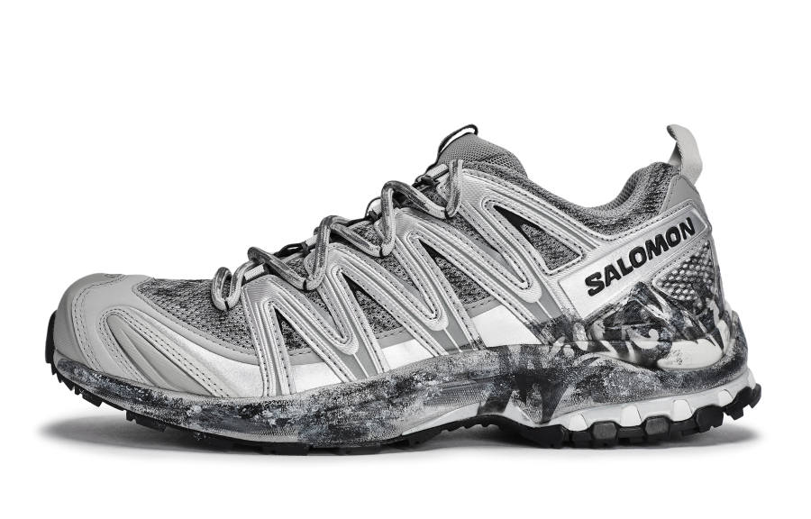 SALOMON XA PRO 3D Abrasion Resistant Abrasion Resistant Low top Running Shoes Unisex Black Gray Silver