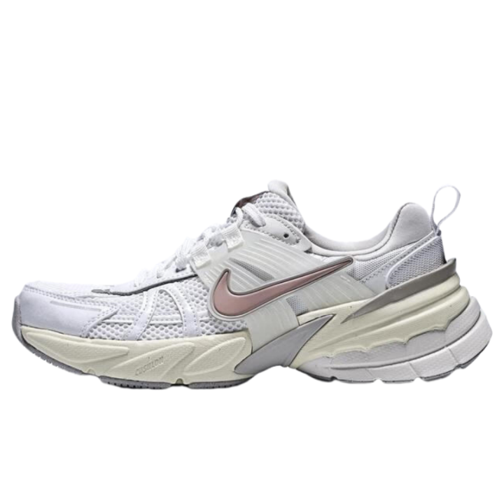 Nike Nike V2K Run Low top Training Running Shoes Women's Gray Pink Orange
