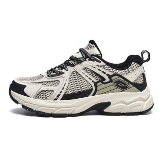 LOTTO Cushioning Slip Resistant Abrasion Resistant Low top Running Shoes Women's Beige/Black