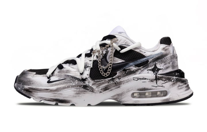 Nike Nike Air Max Fusion Low top Running Shoes Unisex Black White