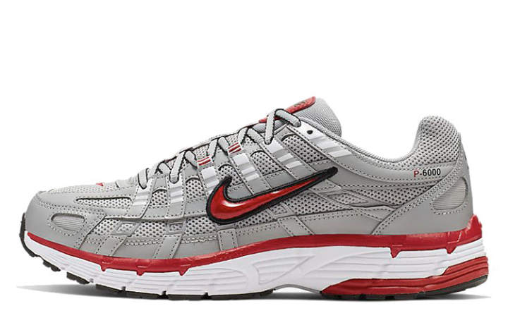 Nike Nike P-6000 Silver Unviersity Red