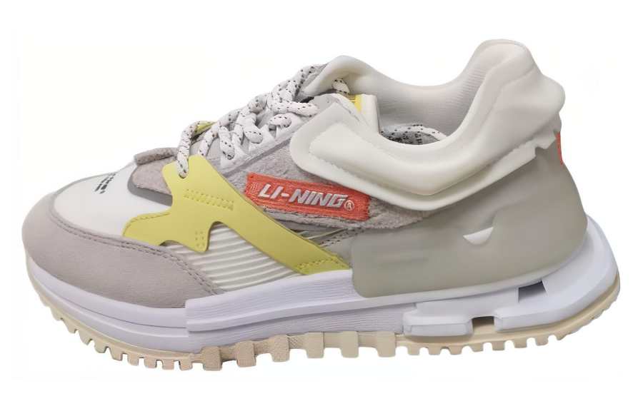 Li-Ning Li Ning Slip Resistant Abrasion Resistant Low top Running Shoes Women's Gray
