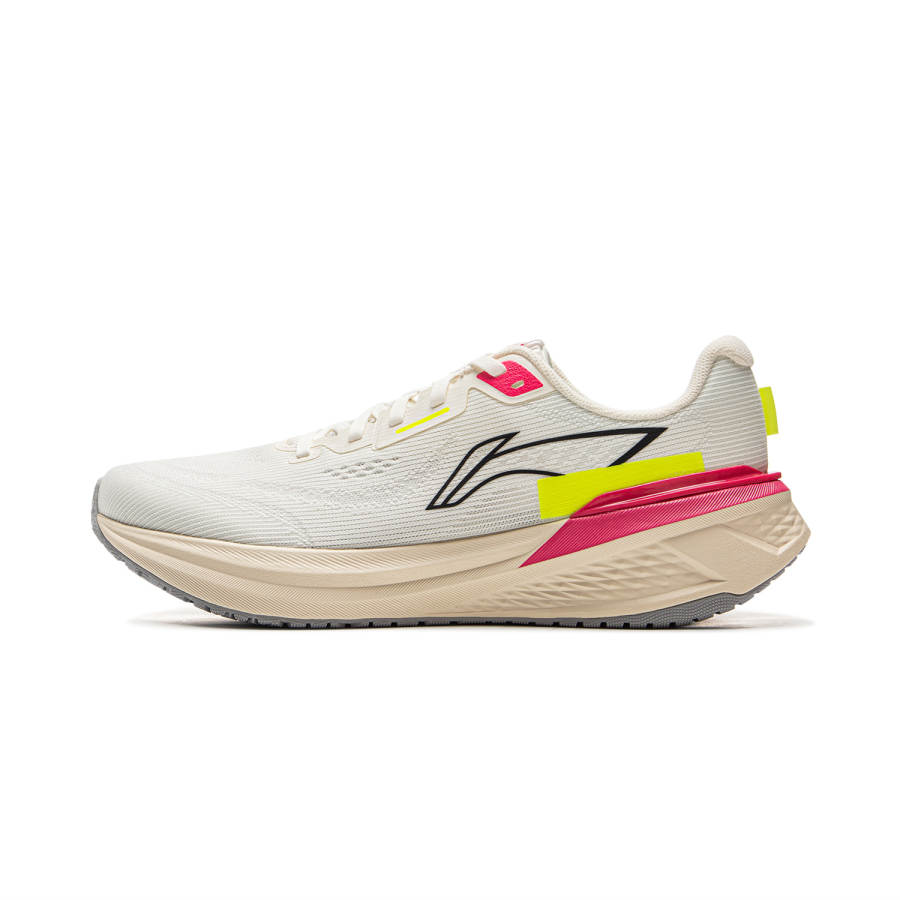 Li-Ning Li Ning My Leap 3.0 Cushioning Slip Resistant Abrasion Resistant Breathable Low top Running Shoes Men's Ivory