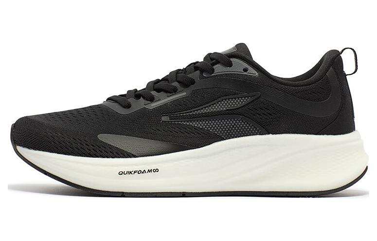361° Flying Wing Cushioning, Wear Resistant Low top Running Shoes Men's Black White