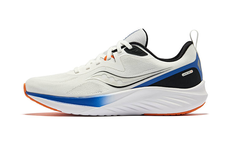Saucony LANCER Gun Rider 3 Low top Running Shoes Men's White Black Blue