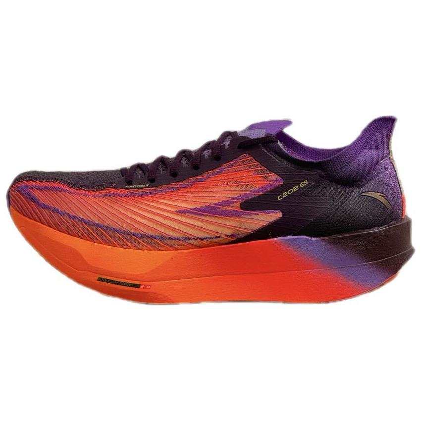 Anta C202 G9 Low top Nitrogen Technology Marathon Running Shoes Men's Orange Purple