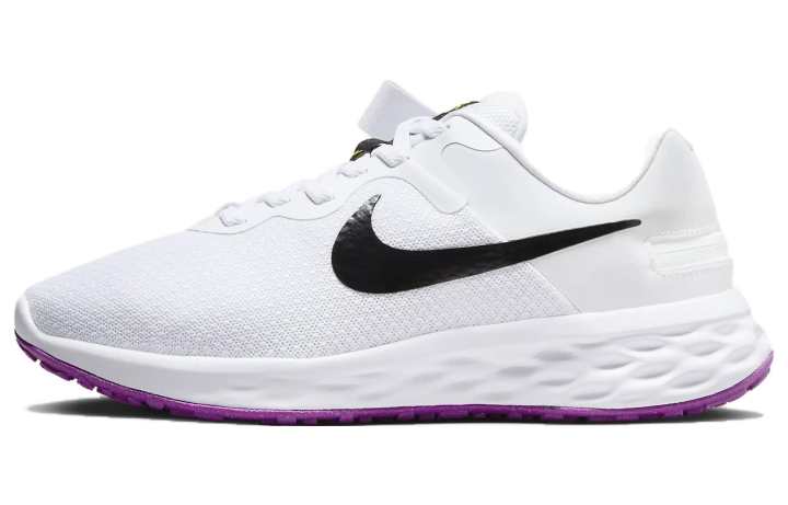 Nike Nike Revolution 6 FlyEase Next Nature 'White Black Purple' Women's
