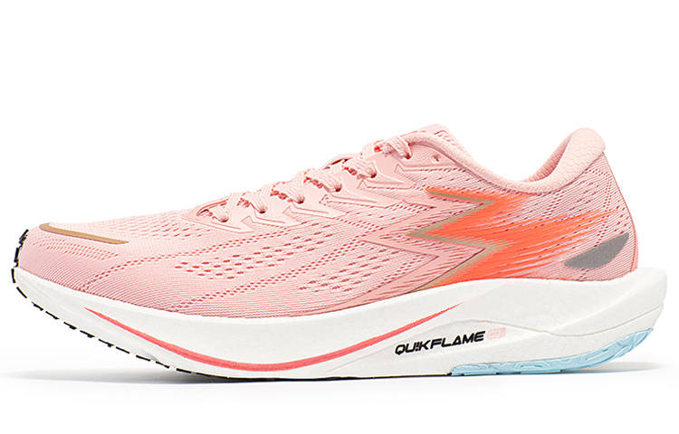 361° 2.5 Speed Pro Low top Long Distance Running Shoes Unisex Soft Peach Pink