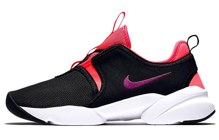 Nike Nike Loden Cushioning Slip Resistant Abrasion Resistant Low top Running Shoes Women's Black Pink Purple