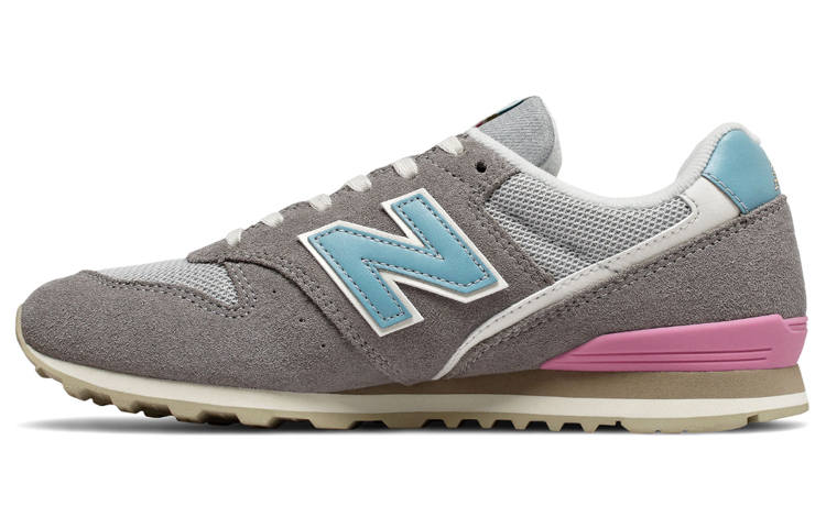 New Balance New Balance NB 996 Cushioned Wear-Resistant Lightweight Low-Top Casual Running Shoes Women's Pink Gray Blue B-Width