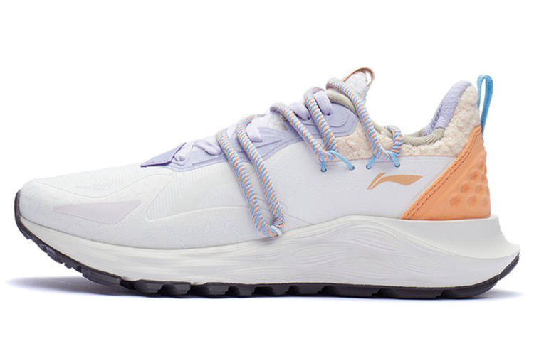 Li-Ning Li Ning Cloud Shield PLUS Abrasion Resistant Breathable Low top Running Shoes Women's Mist White