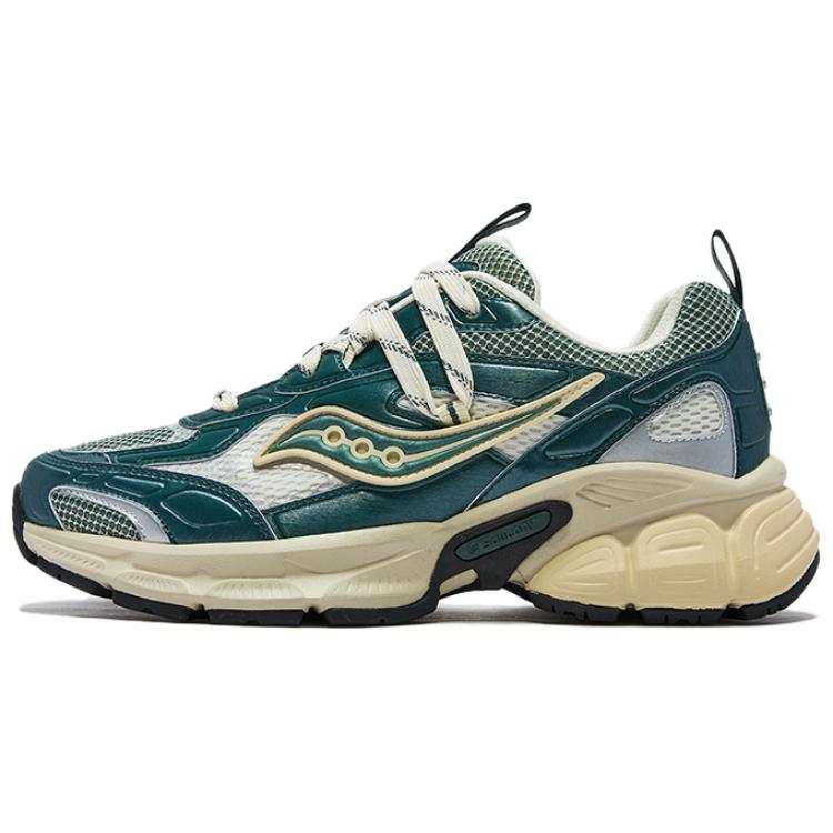 Saucony 2K CAVALRY Running Shoes Unisex Green Silver