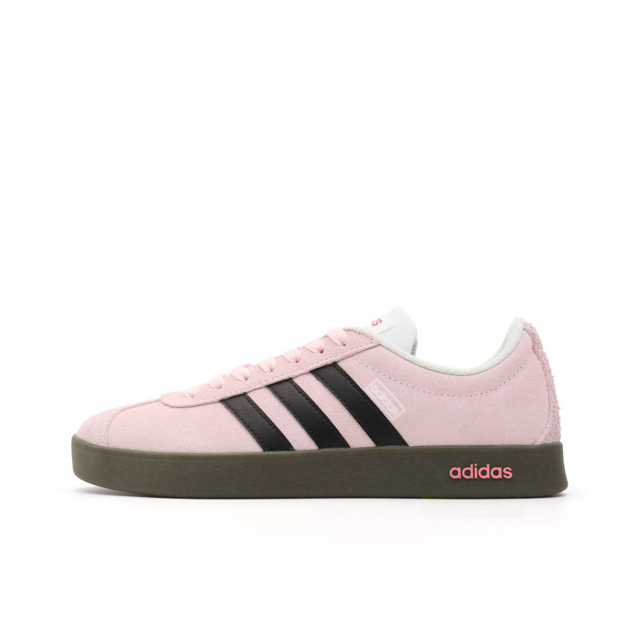 Adidas Adidas VL COURT 2.0 Slip Resistant, Abrasion Resistant, Lightweight Low top Skateboard Shoes Unisex Light Pink