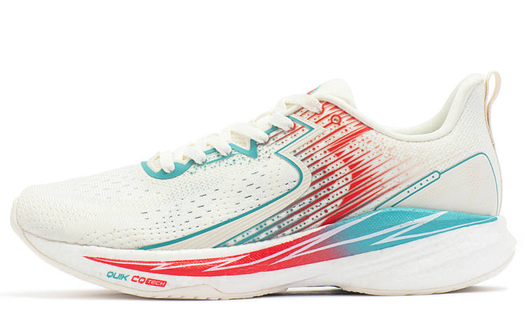 361° Carbon Speed CQT Carbon Speed CQT Jade Rabbit Brings Prosperity Breathable Low top Running Shoes Women's