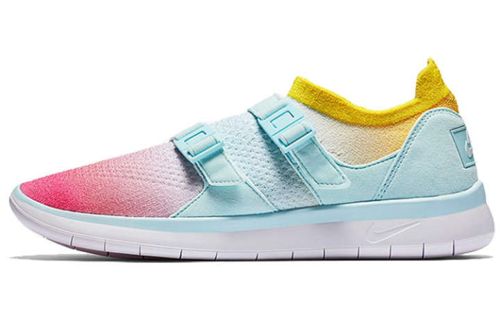 Nike Nike Air Sockracer Flyknit White/Glacier Blue Racer Pink Women's