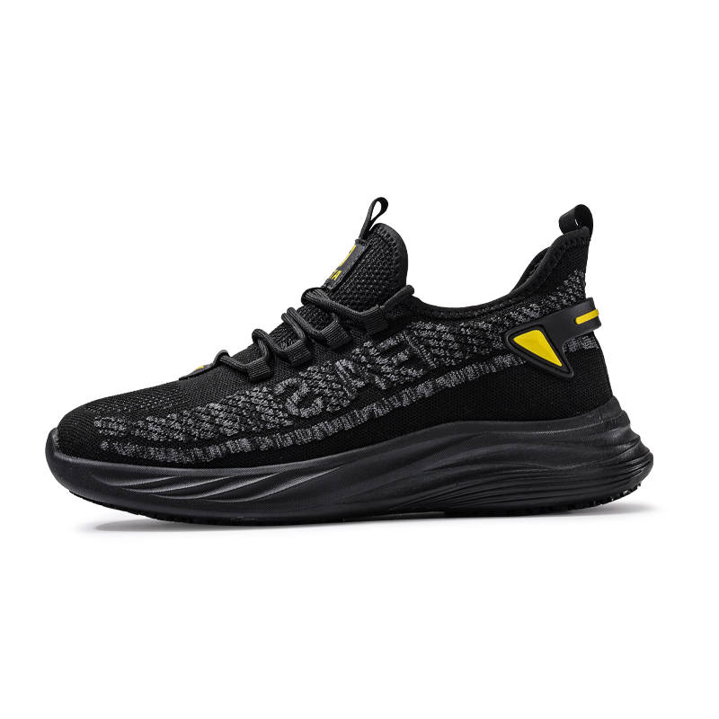 LANOUDUN Slip Resistant, Breathable, Lightweight Low top Outdoor Shoes Unisex Black