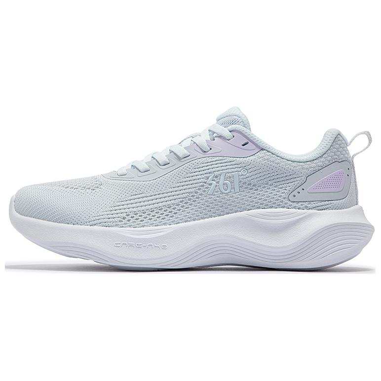361° Abrasion Resistant Breathable Low top Casual Running Shoes Women's Gray Purple