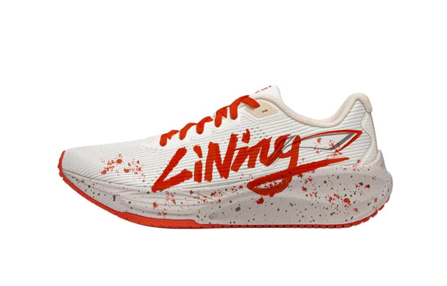 Li-Ning Li Ning Version 2.0 Cushioning Slip Resistant Abrasion Resistant Low top Casual Running Shoes Men's Red