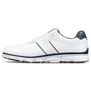 PGM Low top Golf Shoes Men's White Blue Red
