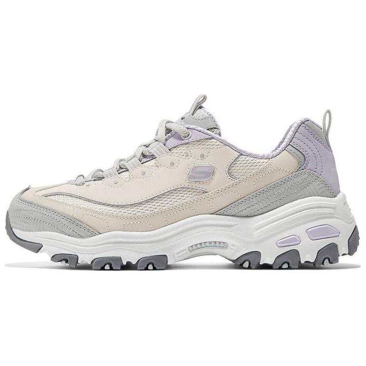 Skechers D'Lites 1.0 Height Increasing Low top Chunky Sneakers Women's Gray