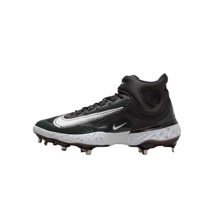 Nike Nike Alpha Huarache Elite 4 Mid Black Dark Smoke Grey White