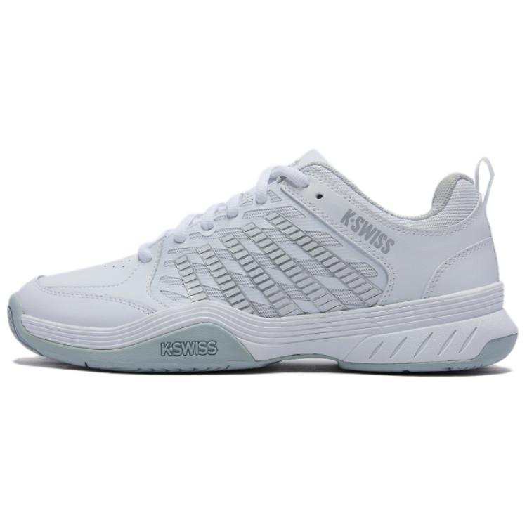 K·SWISS Textile, Synthetic Leather Low top Running Shoes Men's White Gray