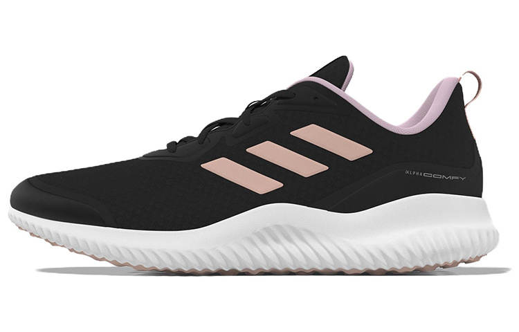Adidas Adidas Alphacomfy Comfortable Low top Casual Training Running Shoes Women's Black Pink