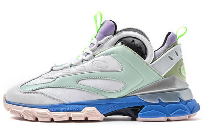 SANKUANZ 'Killerwhale' Low top Chunky Sneakers Men's Pink Blue