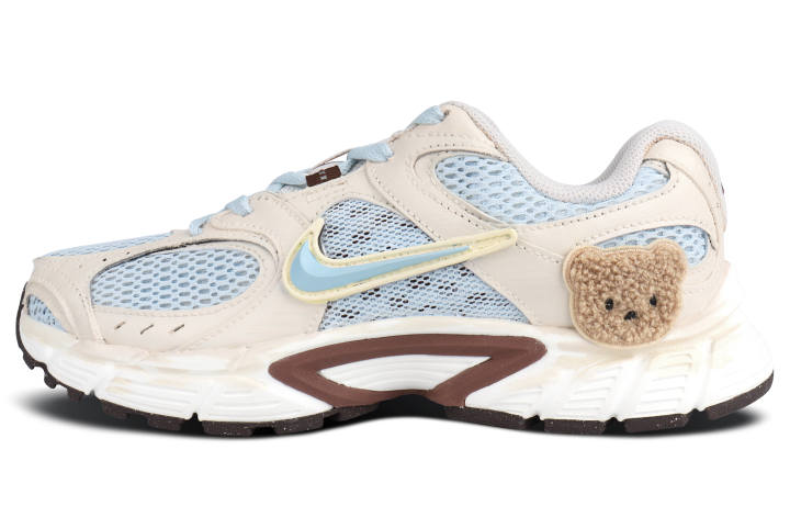 Nike Nike V5 RNR Mesh, Textile Abrasion Resistant Breathable Low top City Commuting Running Shoes Women's Beige Blue