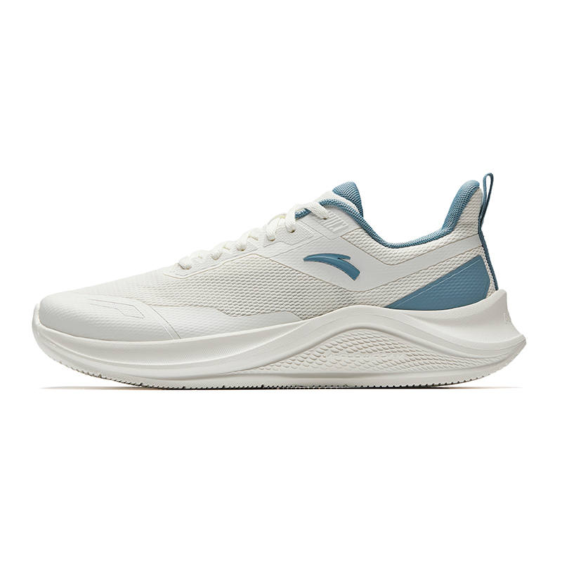 Anta Running Collection Cushioning, Wear Resistant Low top Casual Training Running Shoes Men's White Blue