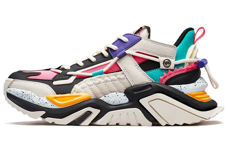 XTEP Mecha Collection Abrasion Resistant Low top Chunky Sneakers Women's