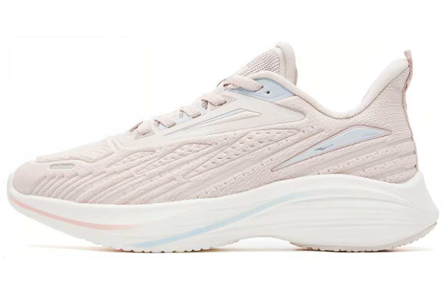 Erke Running Shoes Women's Low Top Painted Gray/Illusion Blue