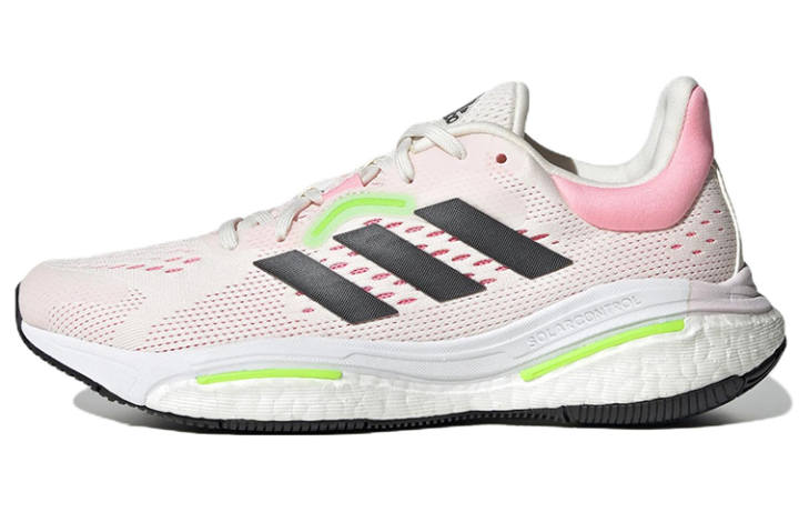 Adidas Adidas Solarcontrol Fabric Comfortable Abrasion Resistant Breathable Low top Running Shoes Women's Light Pink