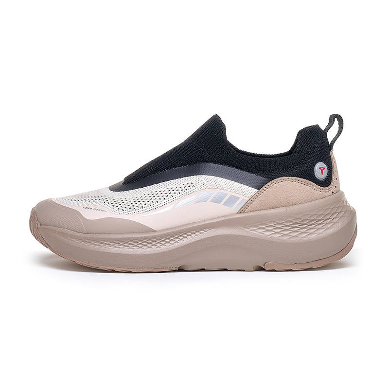 TREEPERI Balance Impact Resistant Balance Impact Resistant Low top Running Shoes Unisex Black Sand Gray