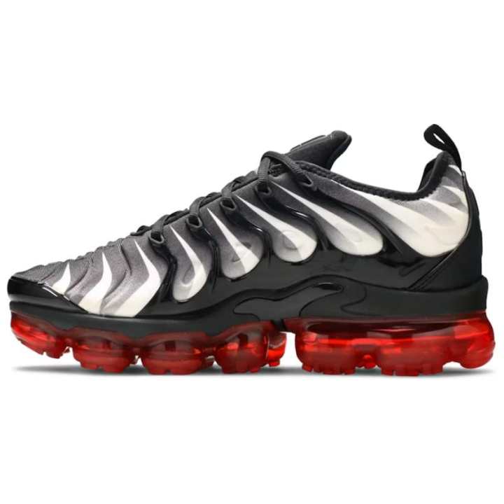 Nike Nike Vapormax Plus Cushioning Abrasion Resistant Cushioning, Wear Resistant Low top Running Shoes Men's Black