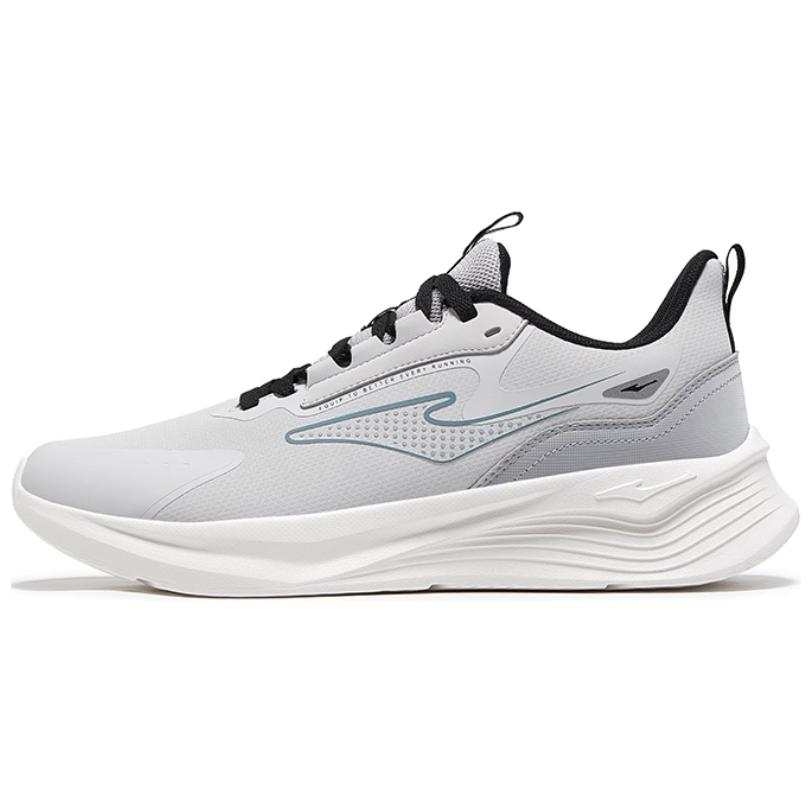 Erke Cushioning Slip Resistant Cushioning Slip Resistant Low top Running Shoes Men's Gray