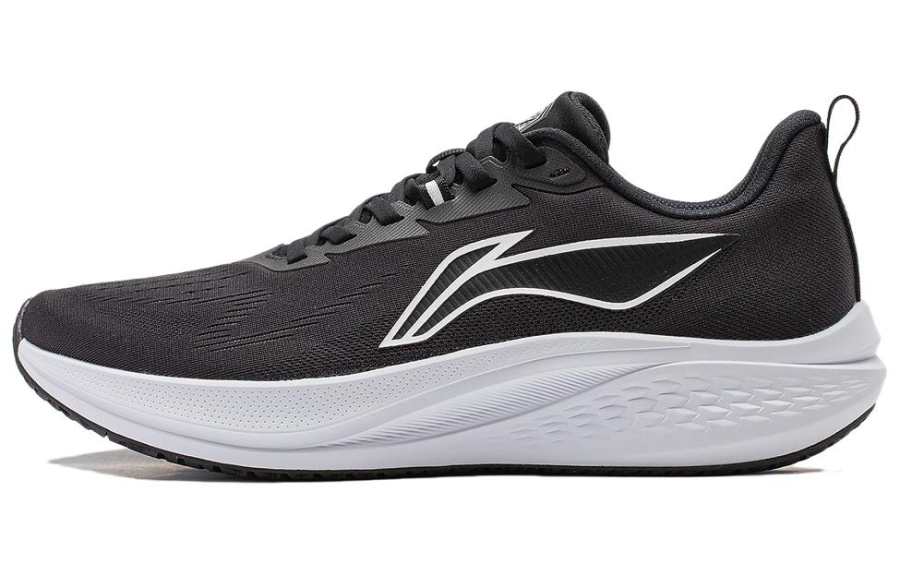 Li-Ning Li Ning Red Hare 7 Cushioning Slip Resistant Lightweight Low top Training Running Shoes Men's Black