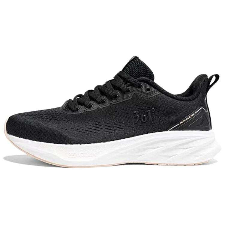 361° Slip Resistant And Breathable Low top Casual Running Shoes Women's Black White