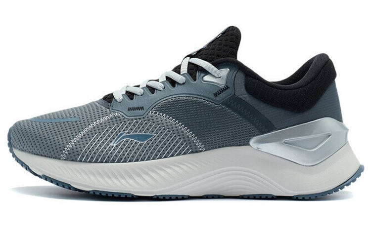 Li-Ning Li Ning YueYing Element Rebound Cushioning Rebound Cushioning Low top Running Shoes Men's Gray