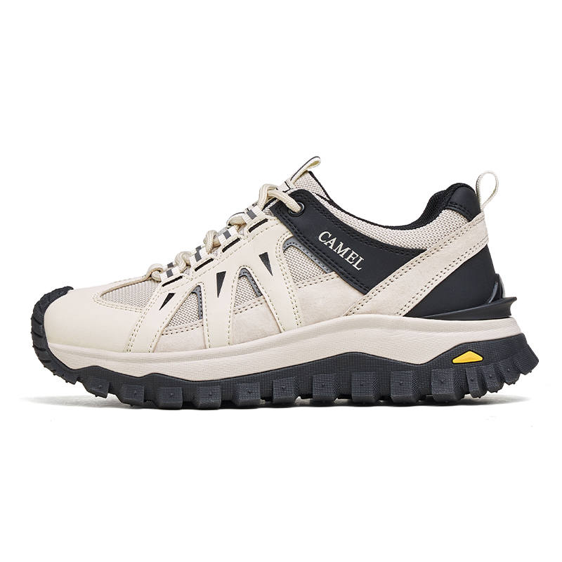 CAMEL Outdoor Shoes Women's Low Top Beige/Black/White